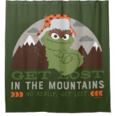 オスカー・ザ・グローチ |素晴らしアウトドア シャワーカーテン (正面)