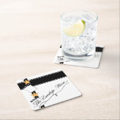 オスカー・パーティー スクエアペーパーコースター (インサイチュ)