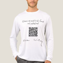 オスカー・ワイルドのサイン トライブレンドTシャツ