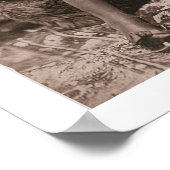 オスカー・ワイルドのポートレート(1854-1900)、1882(b/w pho) ポスター (角)