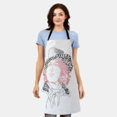 オスカー・ワイルドの言葉 エプロン (着用した状態)