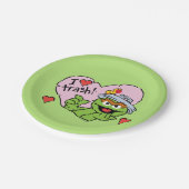 オスカー「私はゴミを愛している」バレンタイン ペーパープレート (アングル)