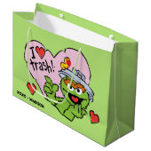 オスカー「私はゴミを愛している」バレンタイン ラージペーパーバッグ (正面アングル)