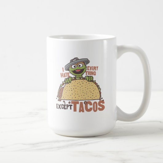 オスカーIの憎悪はすべてタコスを除外します コーヒーマグカップ (右)
