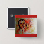 オスカーMicheaux -黒い映画撮影技師ボタン 缶バッジ (正面&裏面)