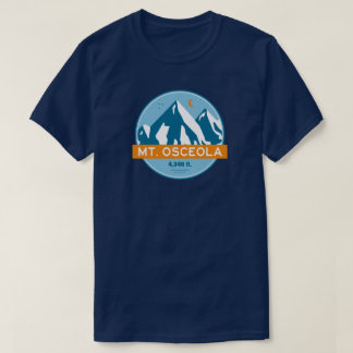 オスコーラ山 ニューハンプシャー州 星 月 Tシャツ
