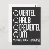 オスシオストドイチェウルゼイトオスシヴィエルテルハルブウムウル ポストカード (正面/裏面)