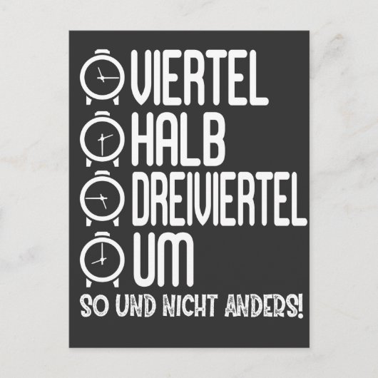 オスシオストドイチェウルゼイトオスシヴィエルテルハルブウムウル ポストカード (正面)