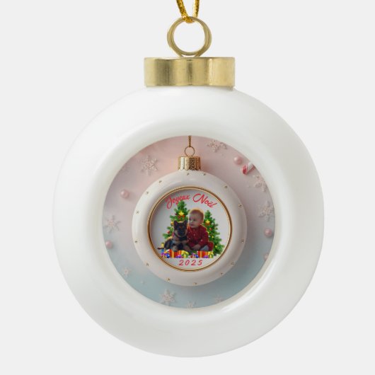 オススメのクリスマスフォト オーナメント (正面)