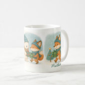オススメのクリスマスマグカップ 名前入れ可能 コーヒーマグカップ (正面右)