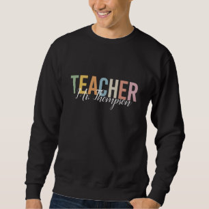 オススメの先生への感謝を込めたギフト Back to School スウェットシャツ
