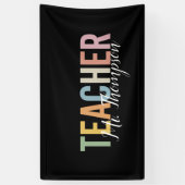 オススメの先生への感謝を込めたギフト Back to School 横断幕 (縦)