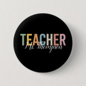 オススメの先生への感謝を込めたギフト Back to School 缶バッジ (正面)