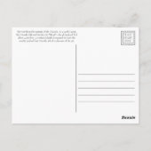 オスセオラ山NHポストカード ポストカード (裏面)