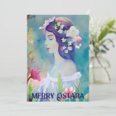 オスタラメリー女神エオストレ春彼岸異教の シーズンカード (スタンド正面)