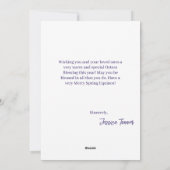 オスタラメリー女神エオストレ春彼岸異教の シーズンカード (裏面)