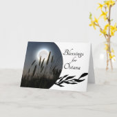 オスタラ春春分カードの恵み カード (黄色い花)