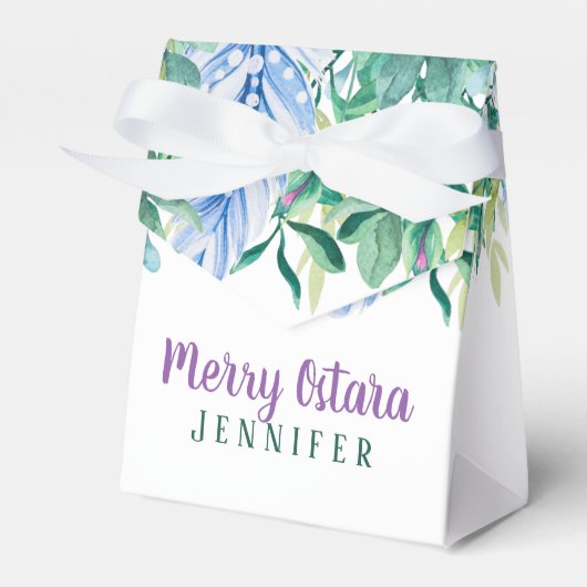 オスタラ春緑パーソナライズされたの贈り物Equinox フェイバーボックス (正面サイド)