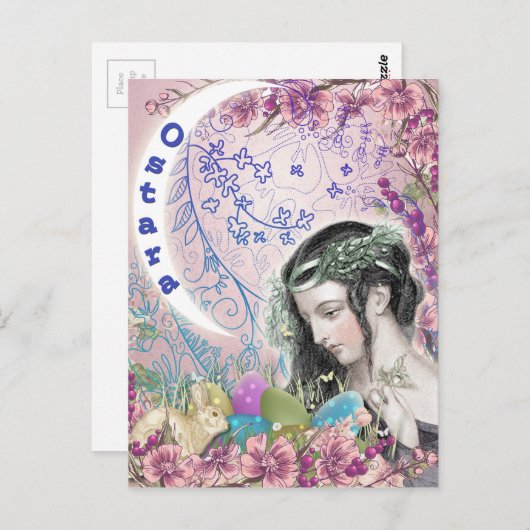 オスタラ異教のファンタジーアートハガキ ポストカード (正面/裏面)