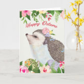 オスタラ おめでとうございます グリーティングカード (黄色い花)