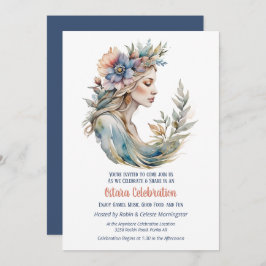 オスタータ春分の花の女神サブバット 招待状