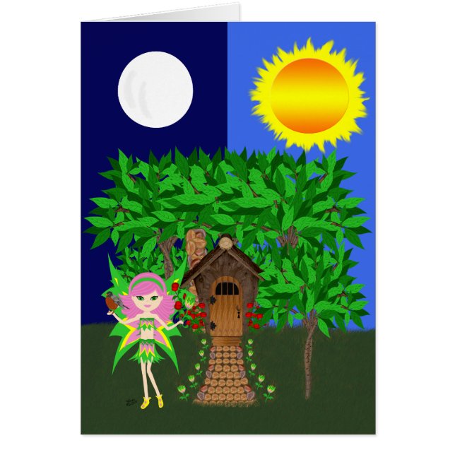 オスターラザフェイリー女神の春カード (正面)