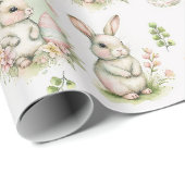 オスターラビットラッピング紙 ラッピングペーパー (ロールコーナー)