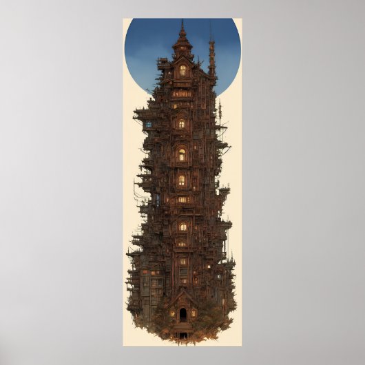 オスターリエンゾヴィンタゴアートタワーキャッスルハウスムーン ポスター (正面)