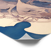 オスターリエンツォヴィンテージアートデジタルサムライガール ポスター (角)