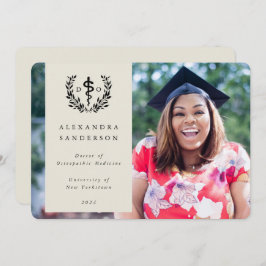 オステオパシーのカキ医師の写真 案内状