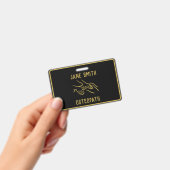 オステオパシー専門職 バッジ (手持ち)