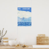 "オステライヒ： 1960er/heute - Saalbach das Skidorf ポスター (キッチン)