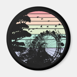 オステリヒヴィエンレトロプラテルリエセンラッド マグネット