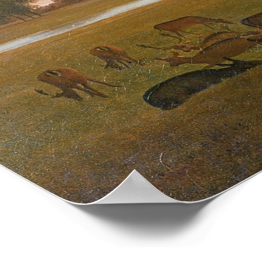 オステルリーハウスアンドパークアット夕べ ポスター (角)