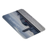 オステンド沿岸都市スカイライン，ベルギー マグネット (右側)