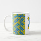 オストガードポピュレースバッジのクラウン州 コーヒーマグカップ (左)