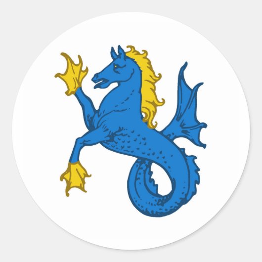 オストガードポピュレースバッジのクラウン州 ラウンドシール (正面)