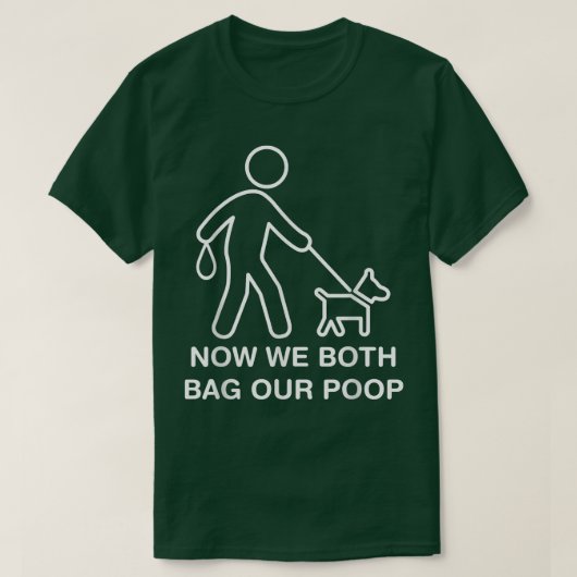 オストメイトおもしろい犬のオーナーオストミー今We両方のバッグOu Tシャツ (デザイン正面)