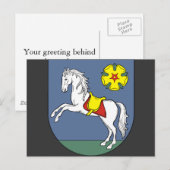 オストラヴァ, チェコ ポストカード (正面/裏面)