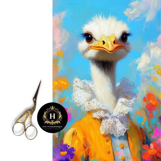 オストリエレガントッチイエローパステルフローラデクページ 薄葉紙