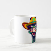 オストリックカウボーイハット抽象芸術アートティー コーヒーマグカップ (正面左)