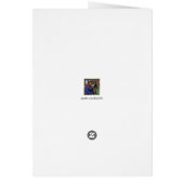 オストリッヒ·スト図解入りの、写真付きのーリーク·ノート·カード (裏面)