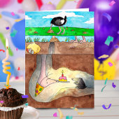 オストリヒハッピーバースデーグリーティングカード(N. Janes) カード