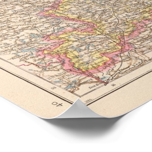 オストuウェストプルセン、東および西プロシア ポスター (角)