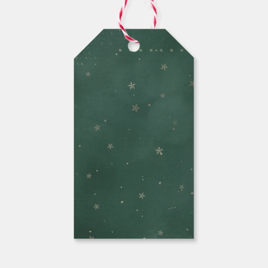 オスナップクリスマスジンジャーブレッドマンギフトラベル ギフトタグ (裏面)