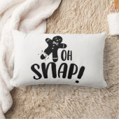 オスナップジンジャーブレッドクッキークリスマスホリデー ランバークッション (ブランケット)