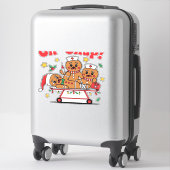 オスナップレジンジャーブレッドスクールナースクリスマスクラシック シール (スーツケース)