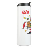 オスナップレジンジャーブレッドスクールナースクリスマスクラシック タンブラー (回転左)