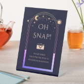 オスナップ神秘的なレインボーネイビーブルーサンムーンスターズ 台座サイン (インサイチュ)