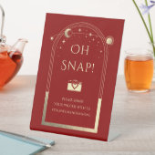 オスナップ神秘的な梅金ゴールド太陽結婚月 台座サイン (インサイチュ)